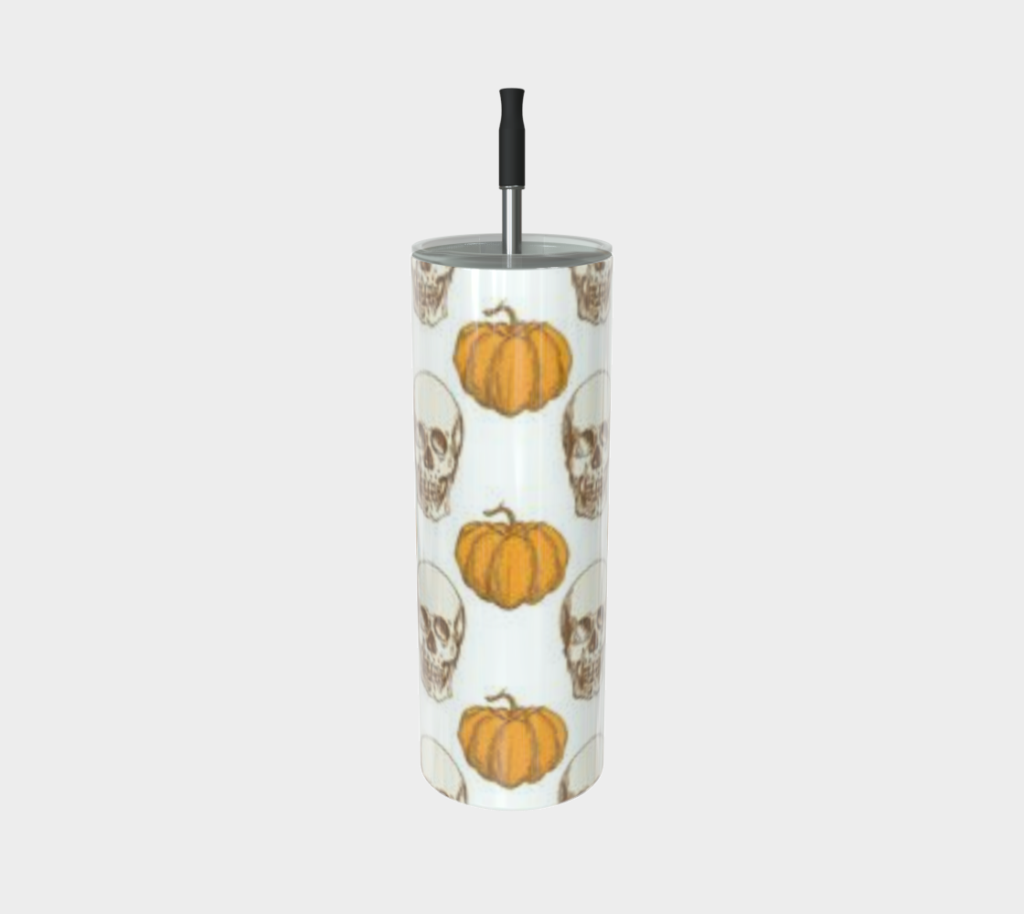 Skulls and Pumpkin Tumbler