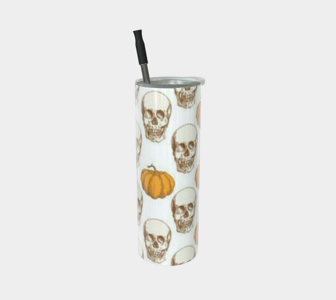 Skulls and Pumpkin Tumbler