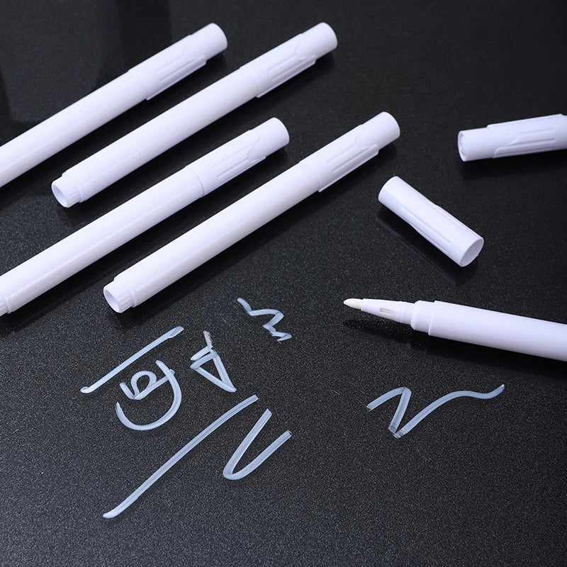 2Pcs White Liquid Chalk Markers