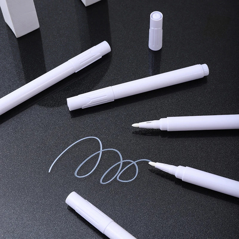 2Pcs White Liquid Chalk Markers