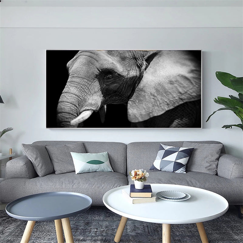 African Wild Animals Canvas Art Poster