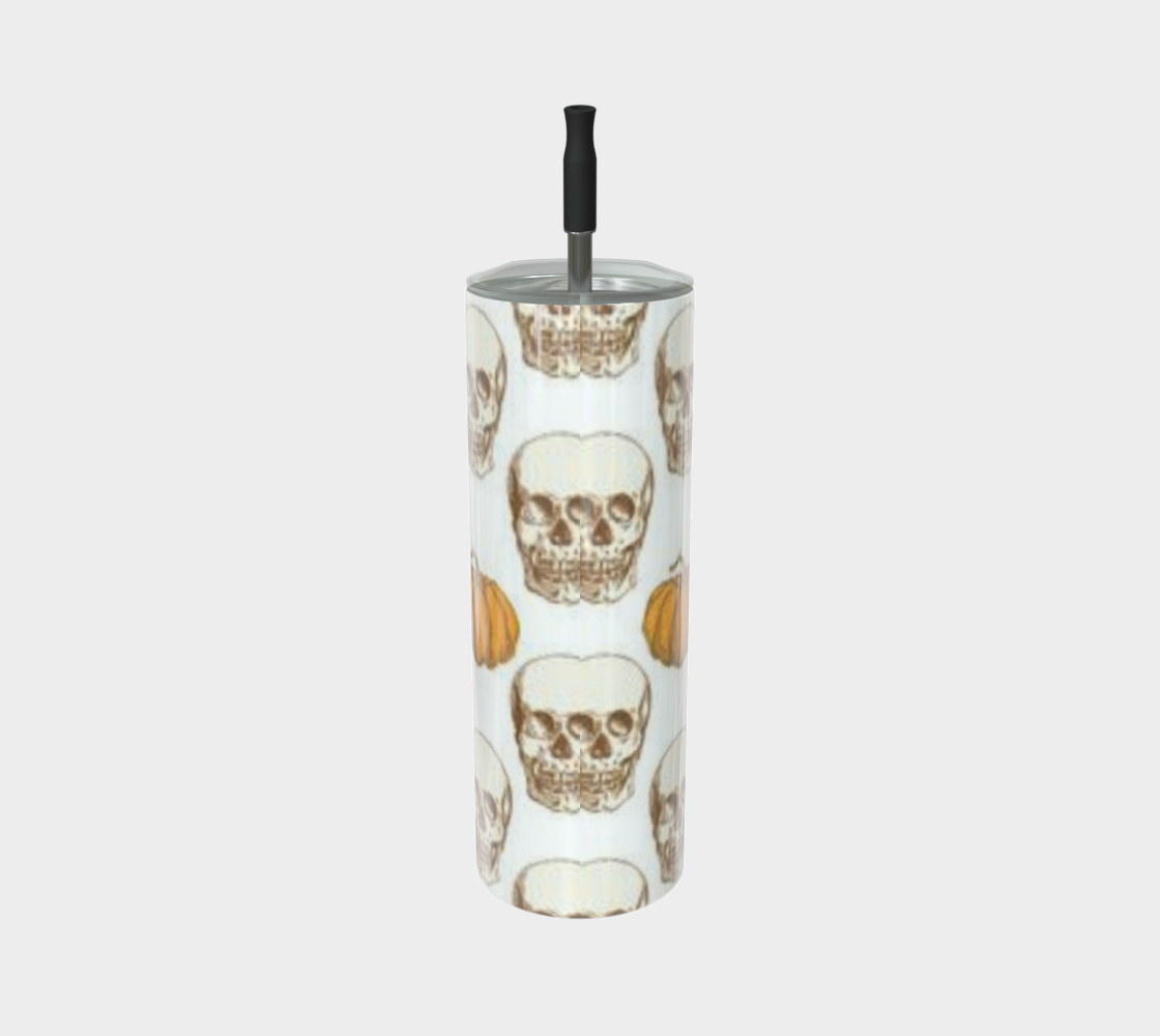 Skulls and Pumpkin Tumbler