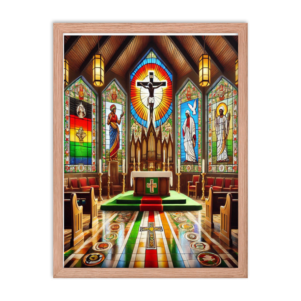 Welcome To Church Framed poster