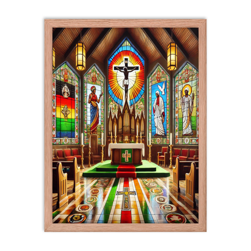 Welcome To Church Framed Poster