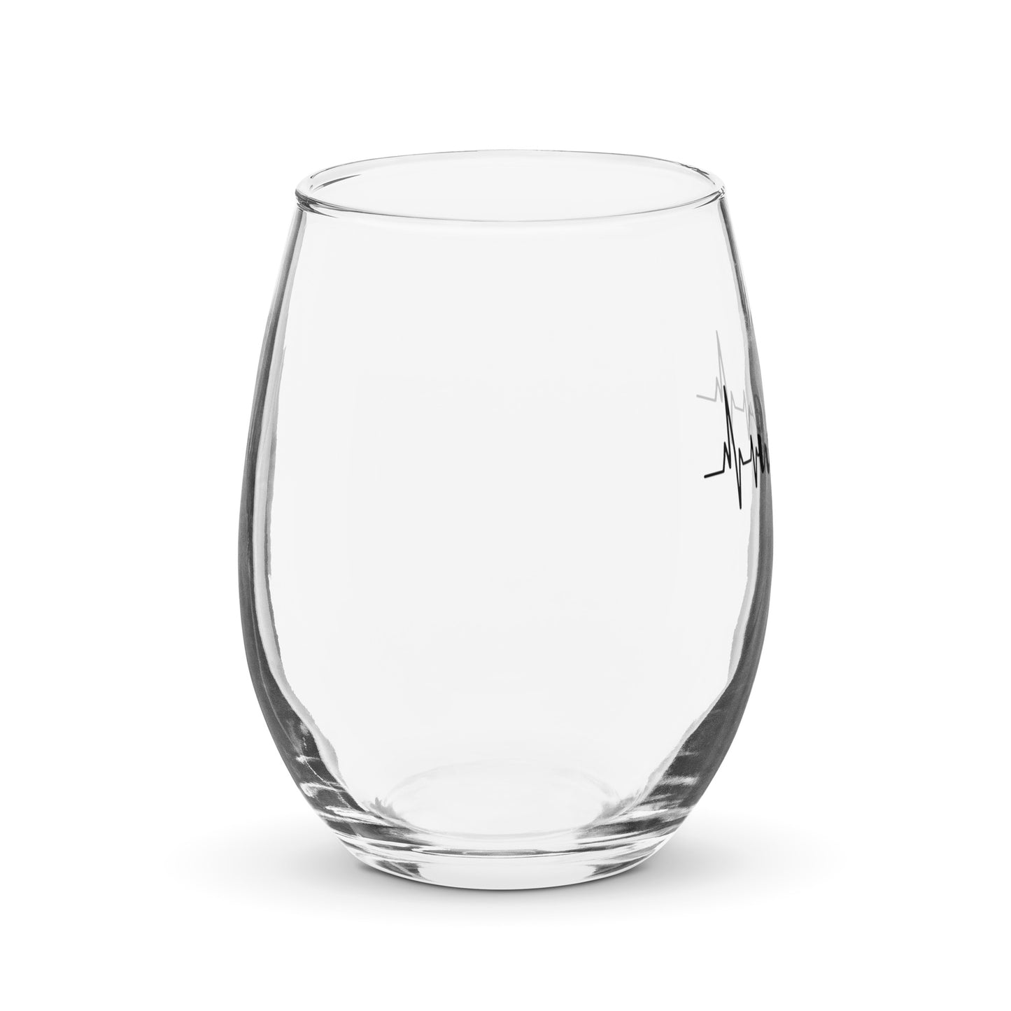 Stemless wine glass